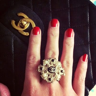 where to buy vintage Chanel - Gold Chanel Ring 