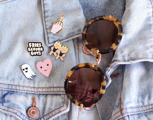 How to Style Enamel Pins