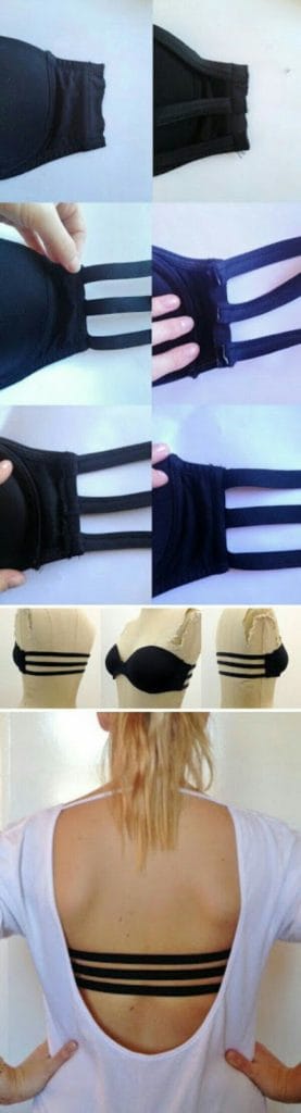 DIY bra for backless shirts