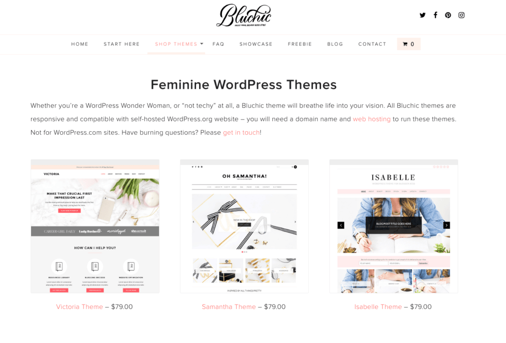 The best modern and chic wordpress themes for women entrepreneurs