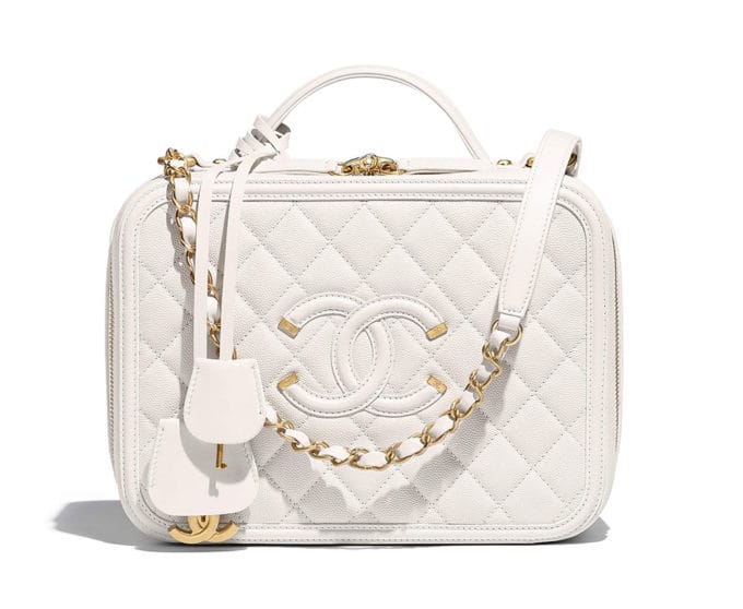 Chanel Vanity Case Spring 2018 White