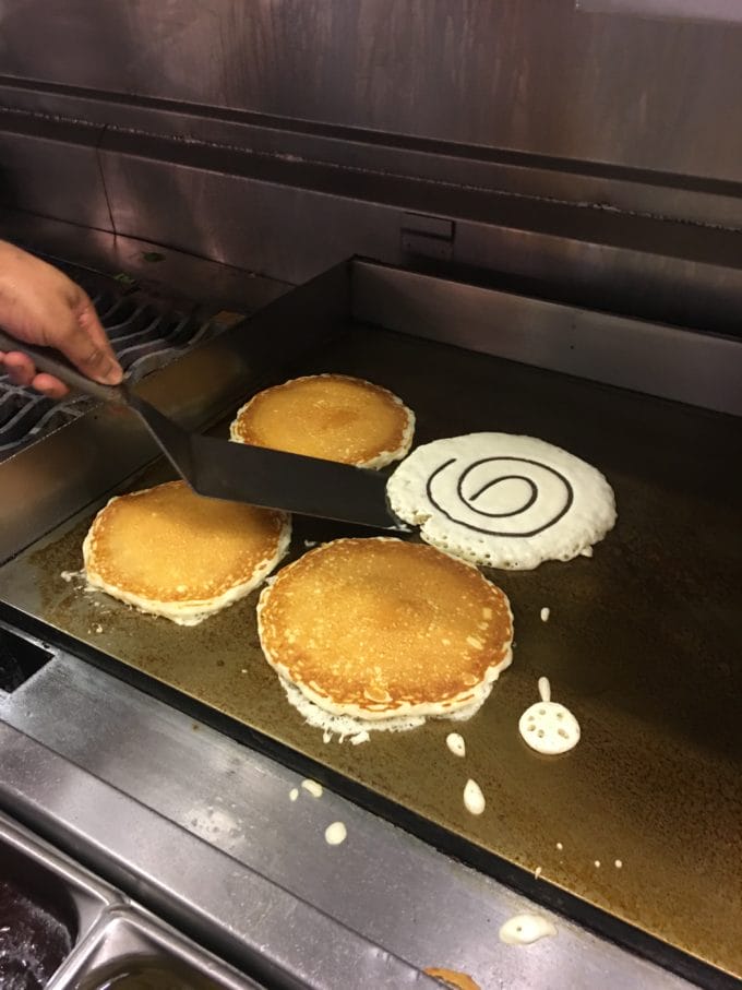 Cheesecake Factory cinnamon roll pancakes