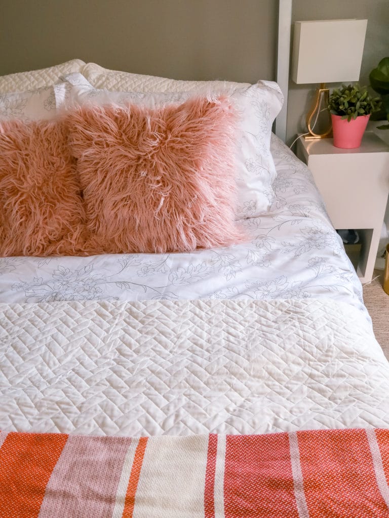 Chic Modern Blush Pink Bedroom