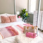 Chic Modern Blush Pink Bedroom Decor