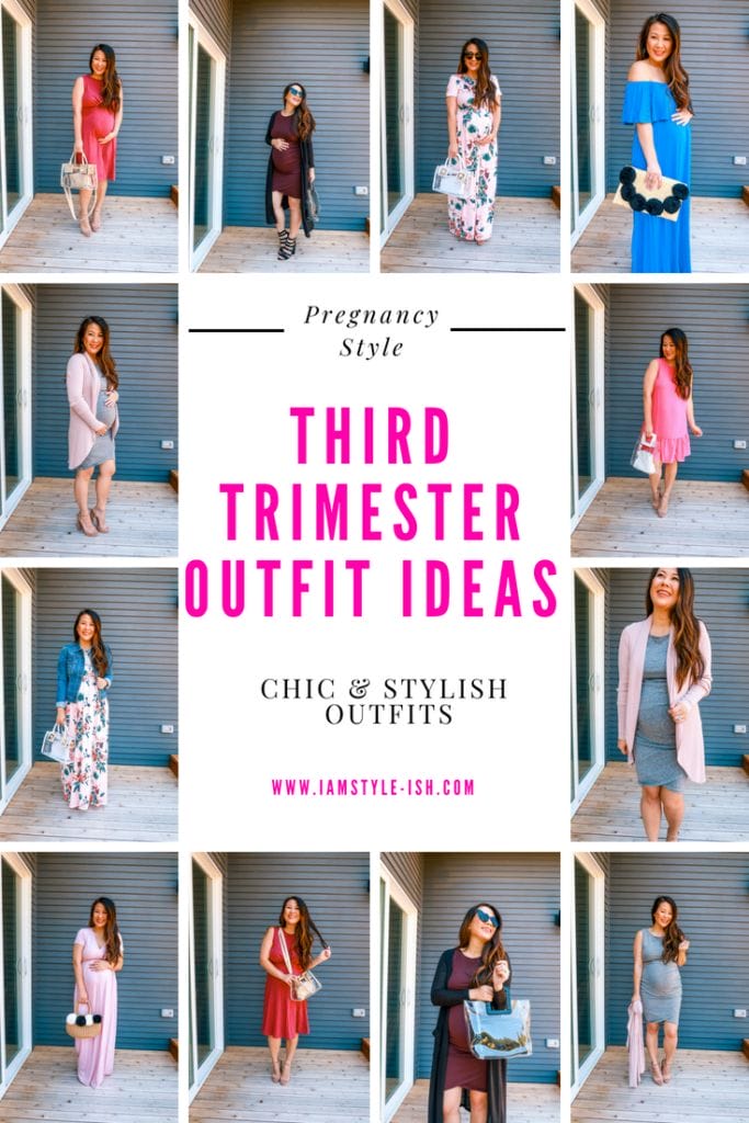 chic third trimester outfit ideas