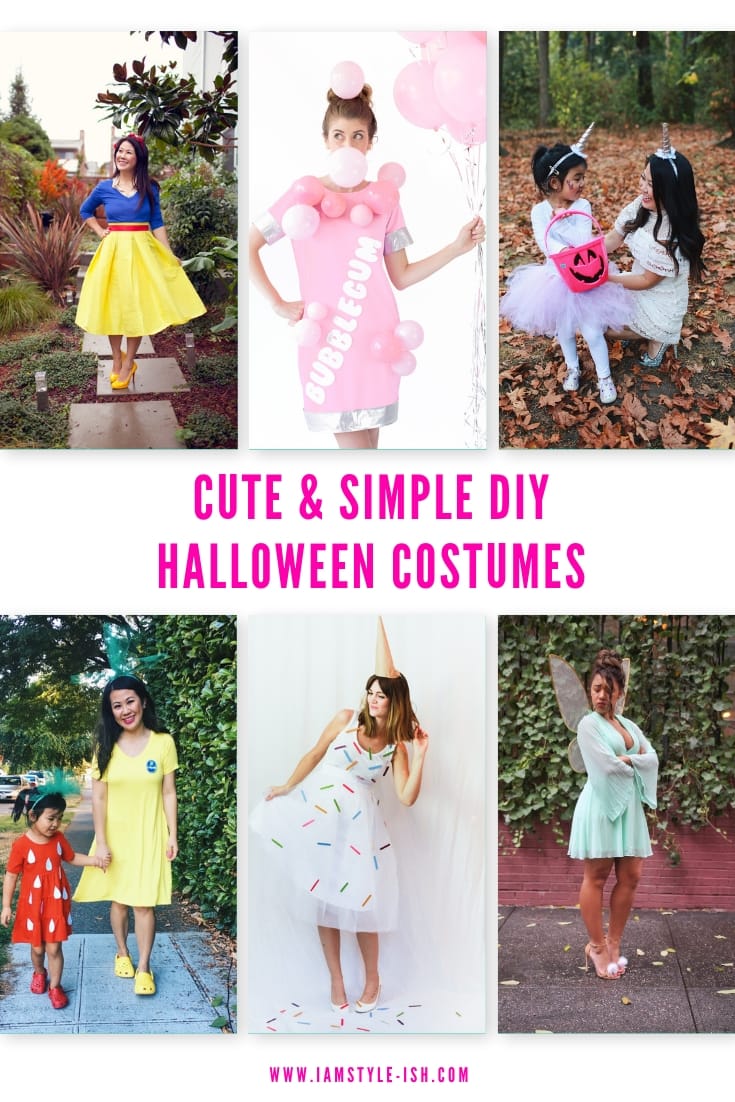 Cute & Simple DIY Halloween Costumes for moms