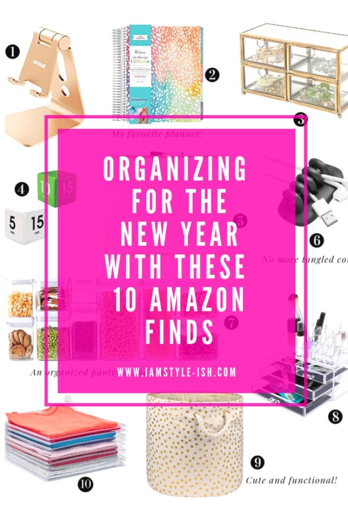 the best amazon finds to get organized for the new year, organization products, organization ideas and tips, best tips for moms to get organized, 2019 best amazon products, amazon products to get organized