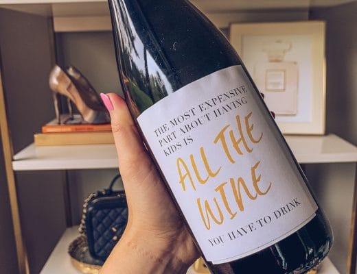 funny wine labels for moms