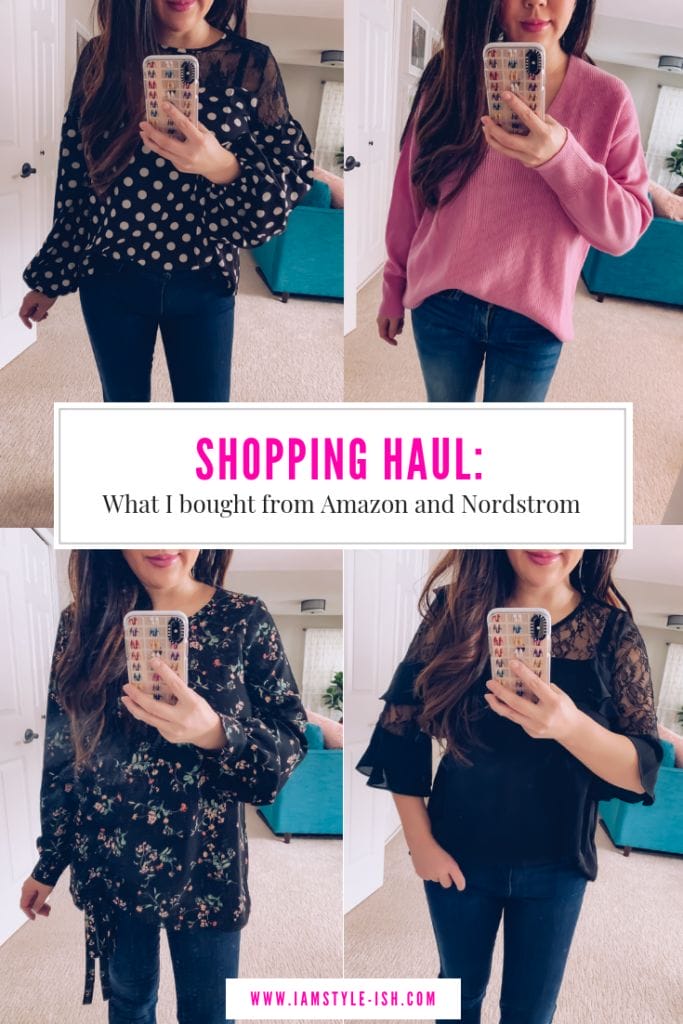 shopping haul amazon and nordstrom