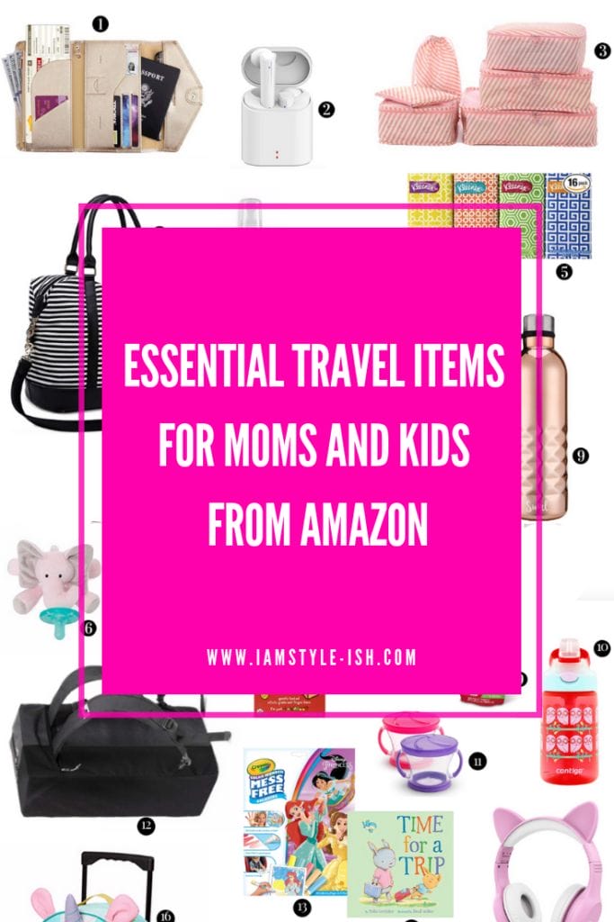 essential travel items for moms from amazon, amazon travel essentials, what to pack for a vacation for moms, moms packing list, women travel essentials, mom travel essentials, amazon travel essentials, essential travel items for kids and baby from amazon, kids travel essentials from amazon, baby travel essentials from amazon, what to pack for kids and babies, packing list for kids and babies, must haves for traveling with kids