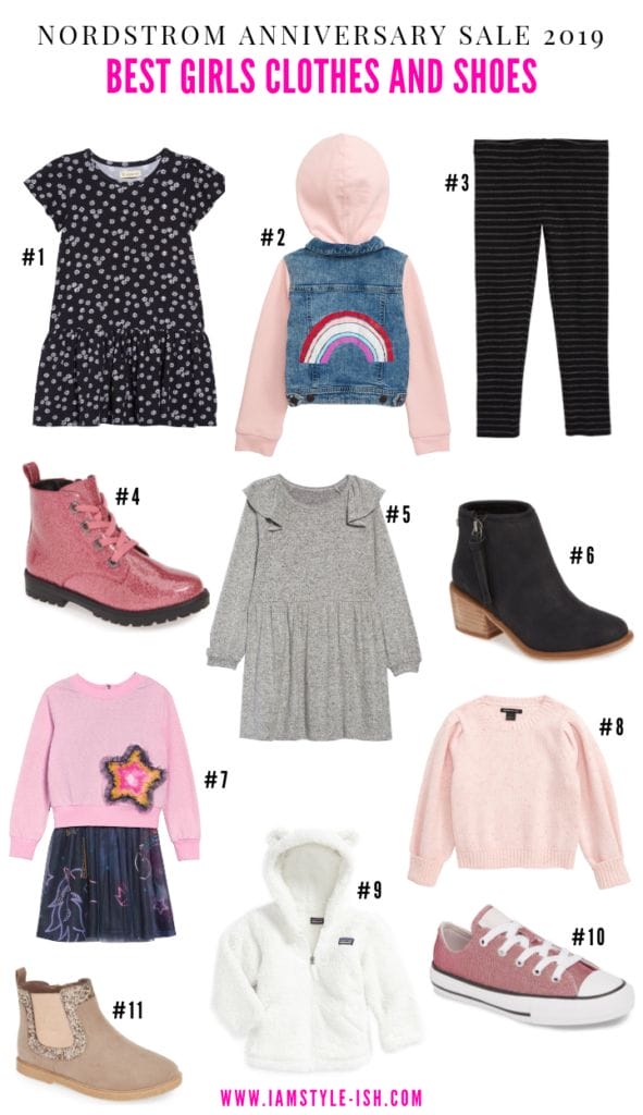 best girls clothes and shoes at the Nordstrom Sale 2019