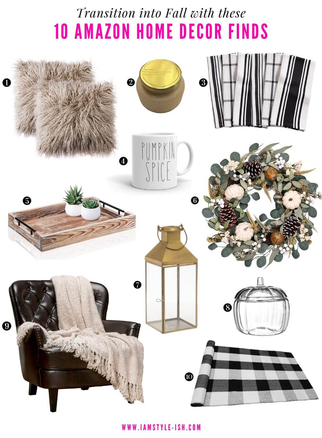 transition into fall with these 10 amazon home decor finds, home decor, fall home decor, fall home decor inspiration, how to update your home for fall, amazon home decor, amazon home finds, pumpkin decor, fall decor, fall decorating ideas, fall decor ideas, home decor ideas