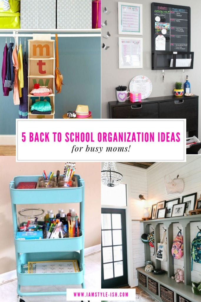 back to school organization ideas for busy moms