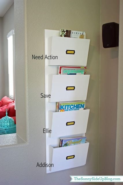 back to school organization ideas, important school papers 