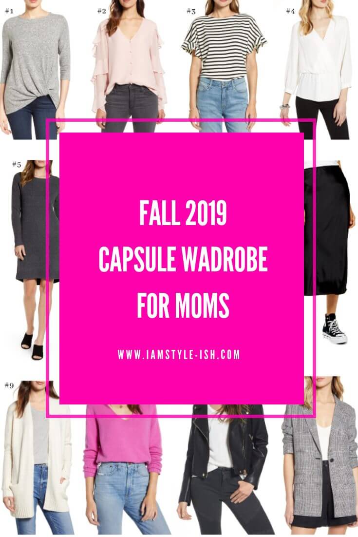 fall 2019 capsule wardrobe for moms, capsule wardrobe for busy moms, fall 2019 capsule wardrobe, wardrobe essentials for fall, fall wardrobe, fall outfit ideas, mom outfit ideas, mom style, outfit ideas for moms, busy mom outfits, busy mom capsule, minimal closet, mom minimal style
