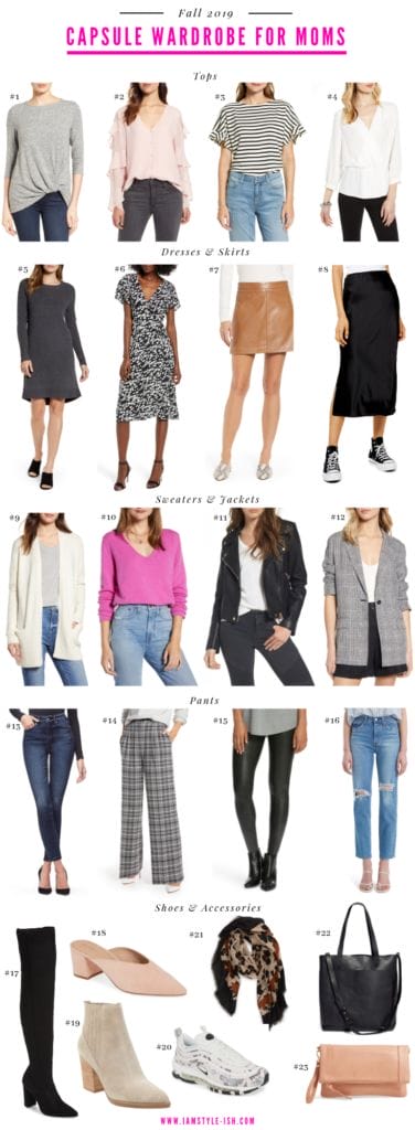 fall 2019 capsule wardrobe for moms, capsule wardrobe for busy moms, fall 2019 capsule wardrobe, wardrobe essentials for fall, fall wardrobe, fall outfit ideas, mom outfit ideas, mom style, outfit ideas for moms, busy mom outfits, busy mom capsule, minimal closet, mom minimal style
