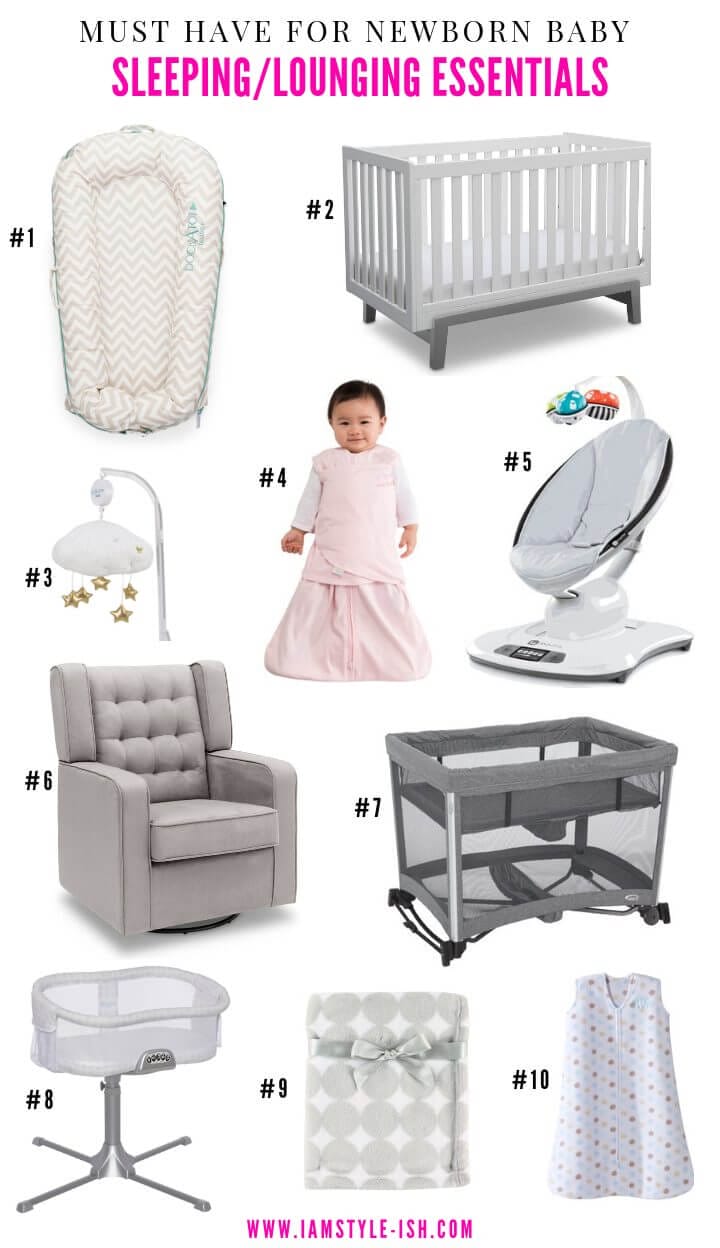 must have for newborn baby sleeping_lounging essentials
