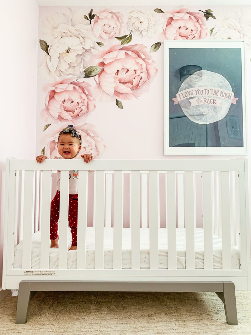 Pink Nursery for baby girl and toddler