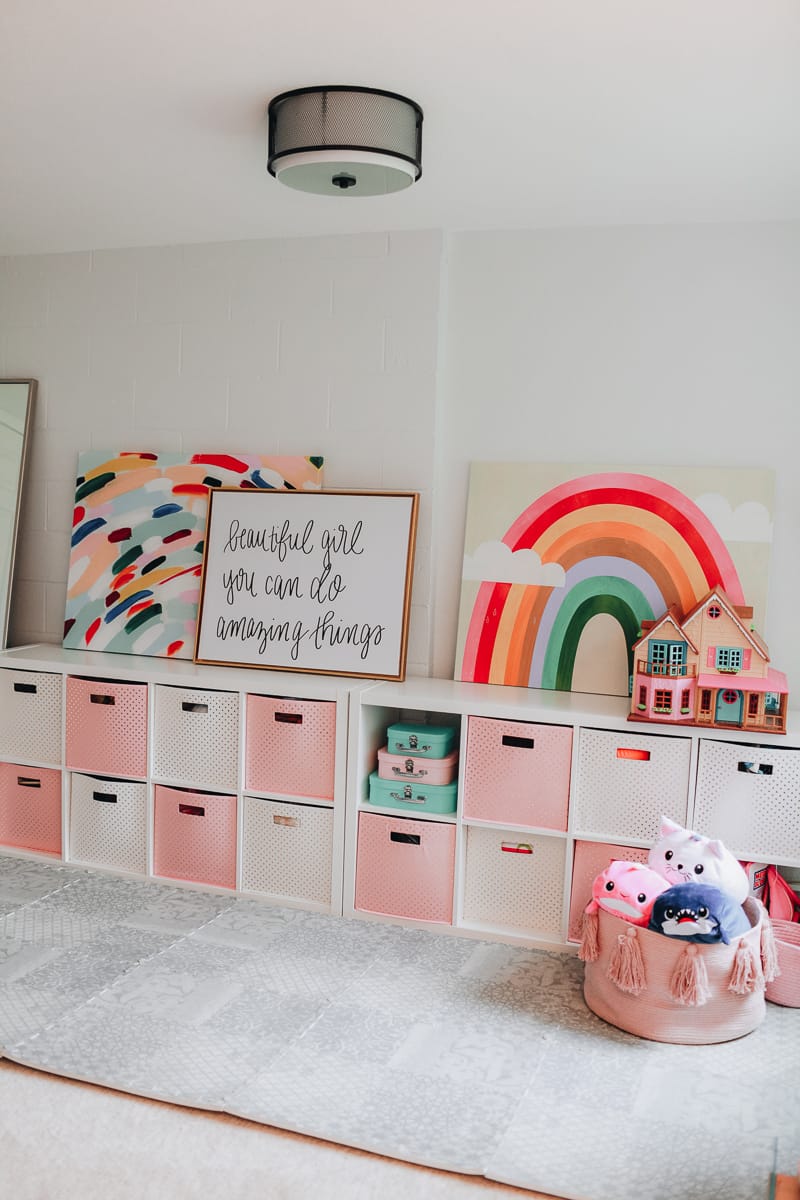 Kids playroom paint makeover