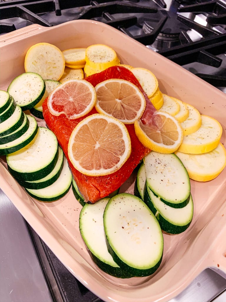 Salmon Lemon with Vegetables