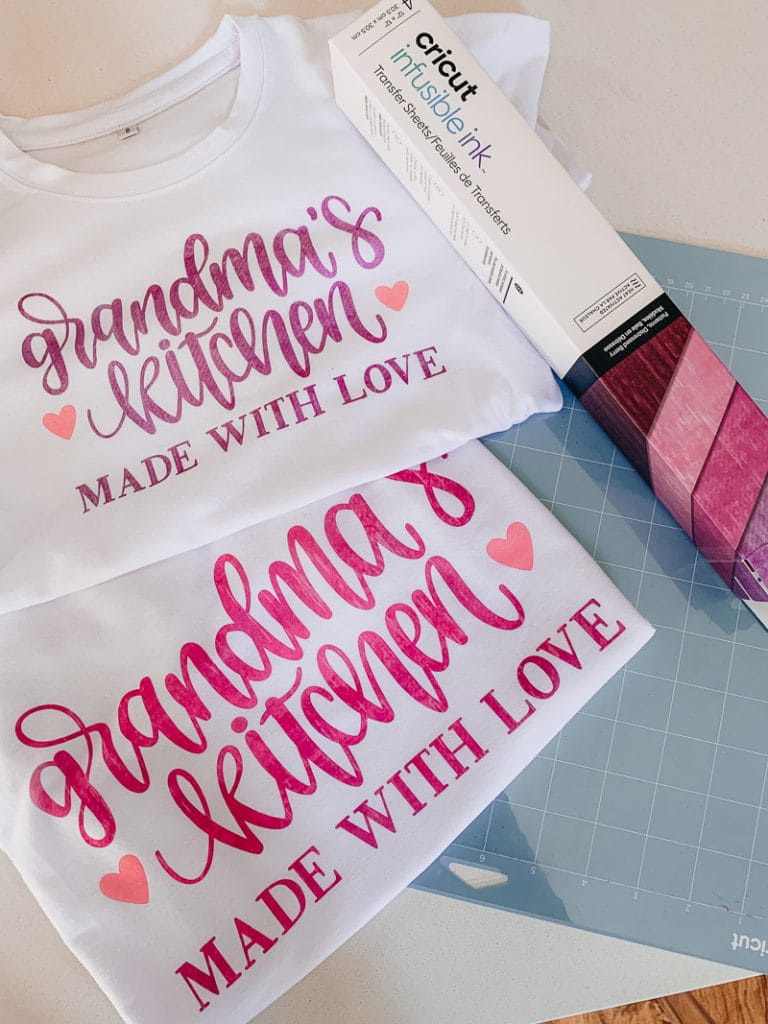 cricut infusible ink tees
