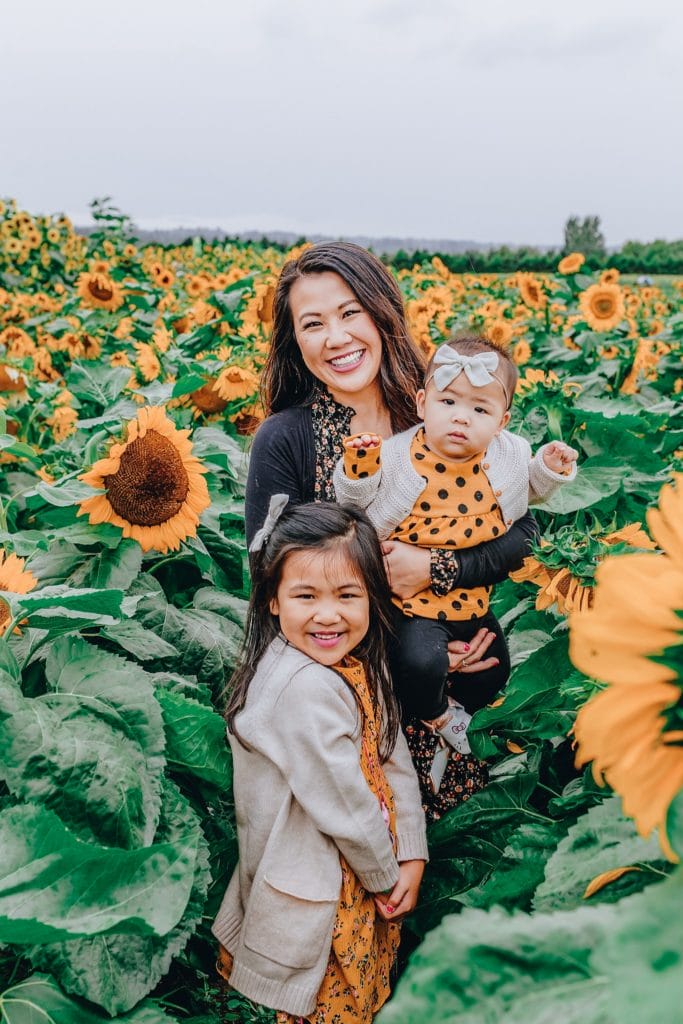 Sunflower Fields Seattle Family