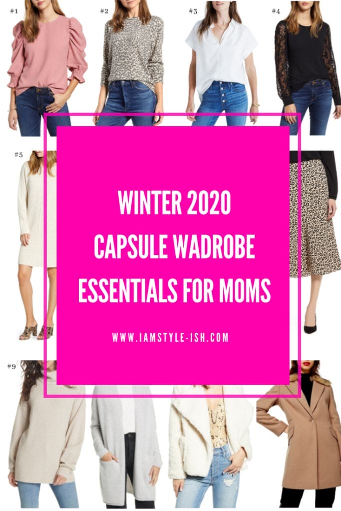 Winter 2020: Capsule wardrobe essentials for moms