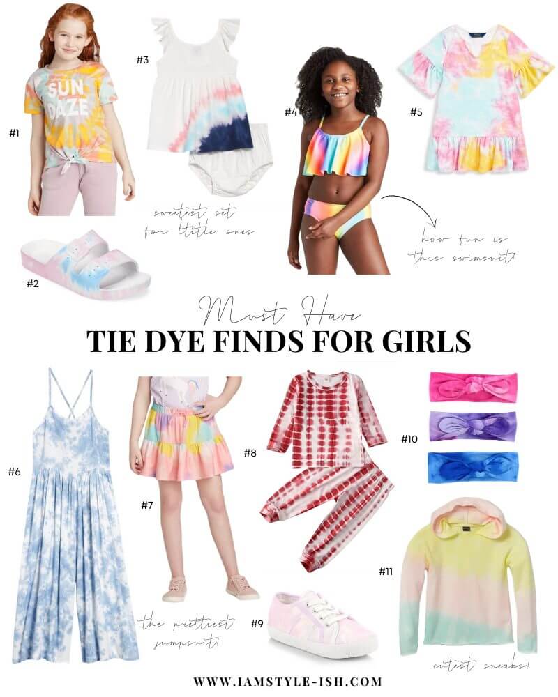 Must Have Tie Dye Finds for Girls - Little girls outfit ideas with tie dye!