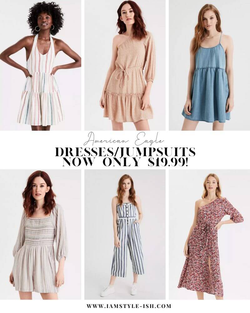 American Eagle Dresses and Jumpsuits perfect for Summer now only $19.99