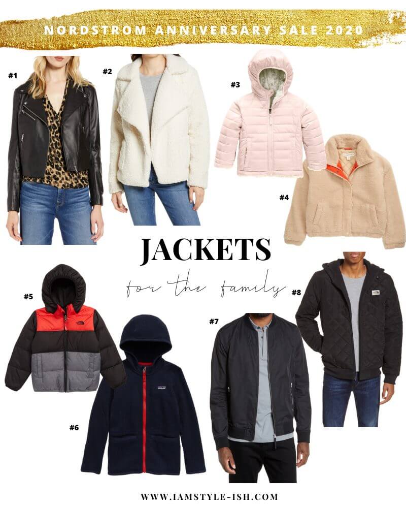 Jackets for the whole family from the 2020 Nordstrom Anniversary Sale