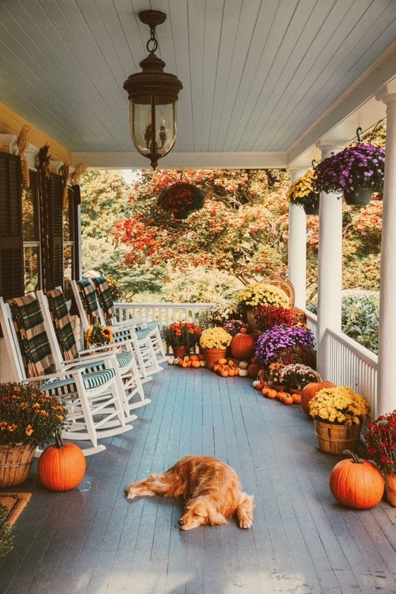 Cozy Fall Front Porch Decor Inspiration 
