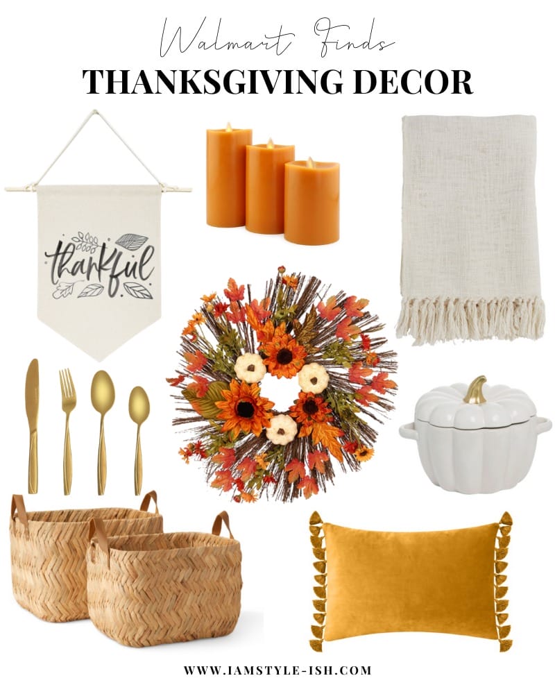 Affordable Thanksgiving Decor ideas from Walmart