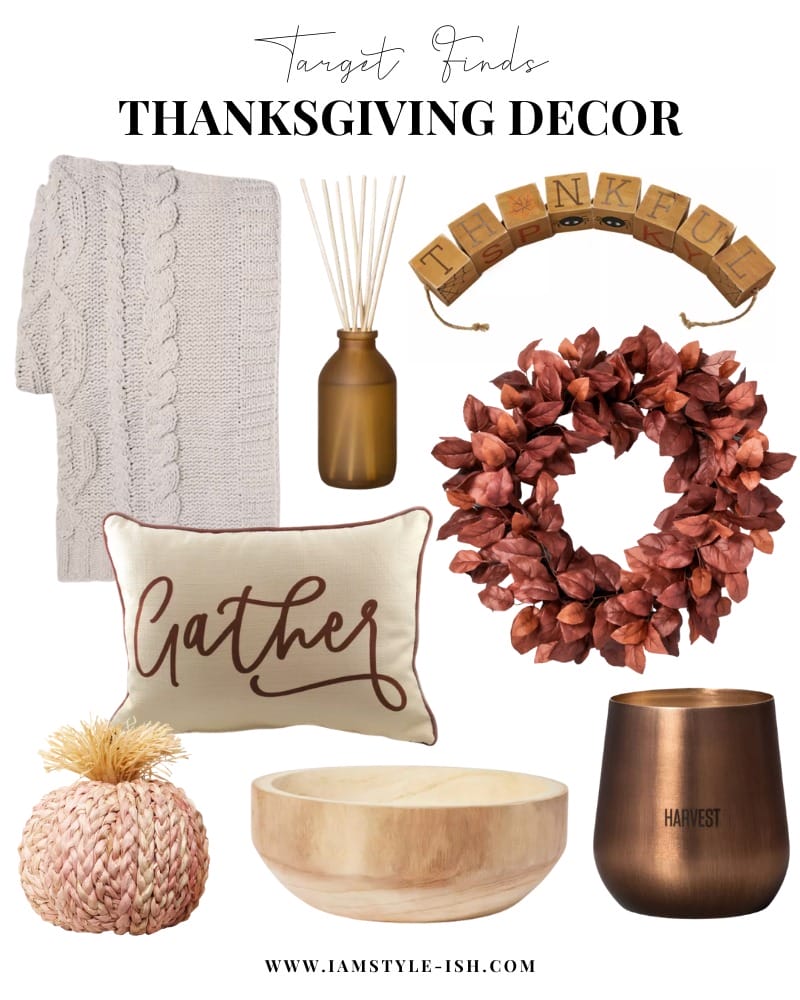 Affordable Thanksgiving Decor ideas from Target