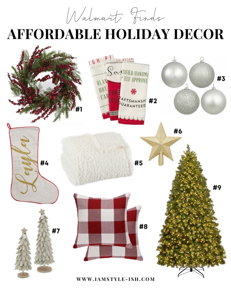 Affordable holiday decor from Walmart