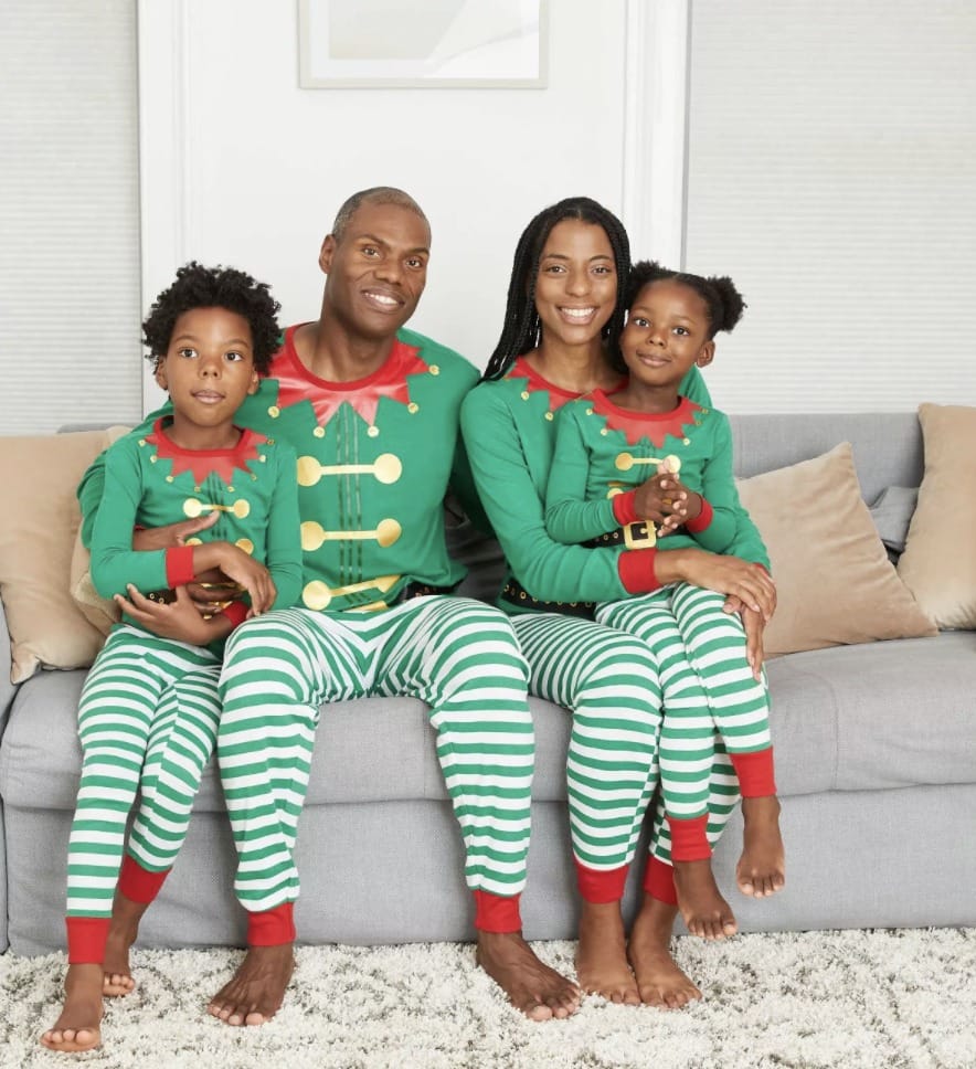 Elf Matching Family Holiday Pajamas 2020