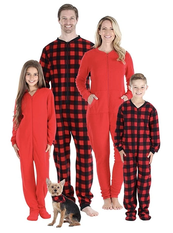 Matching Family Holiday Onesies from Amazon