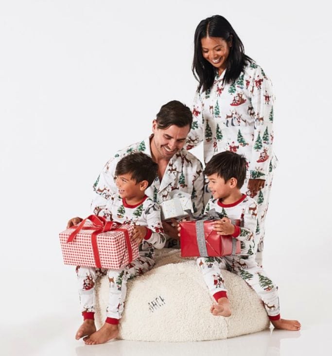 Pottery Barn Kids Matching Family Holiday Pajamas 2020