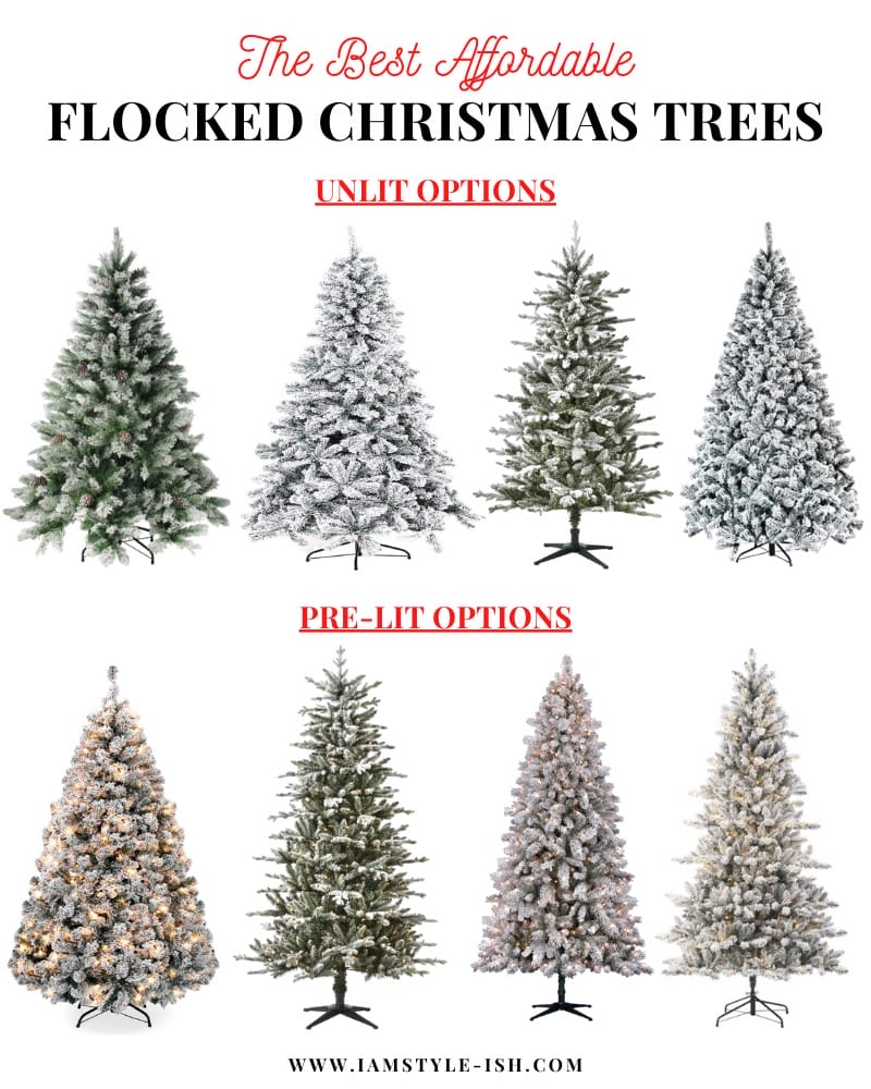 The Best Affordable Flocked Christmas Trees Roundup