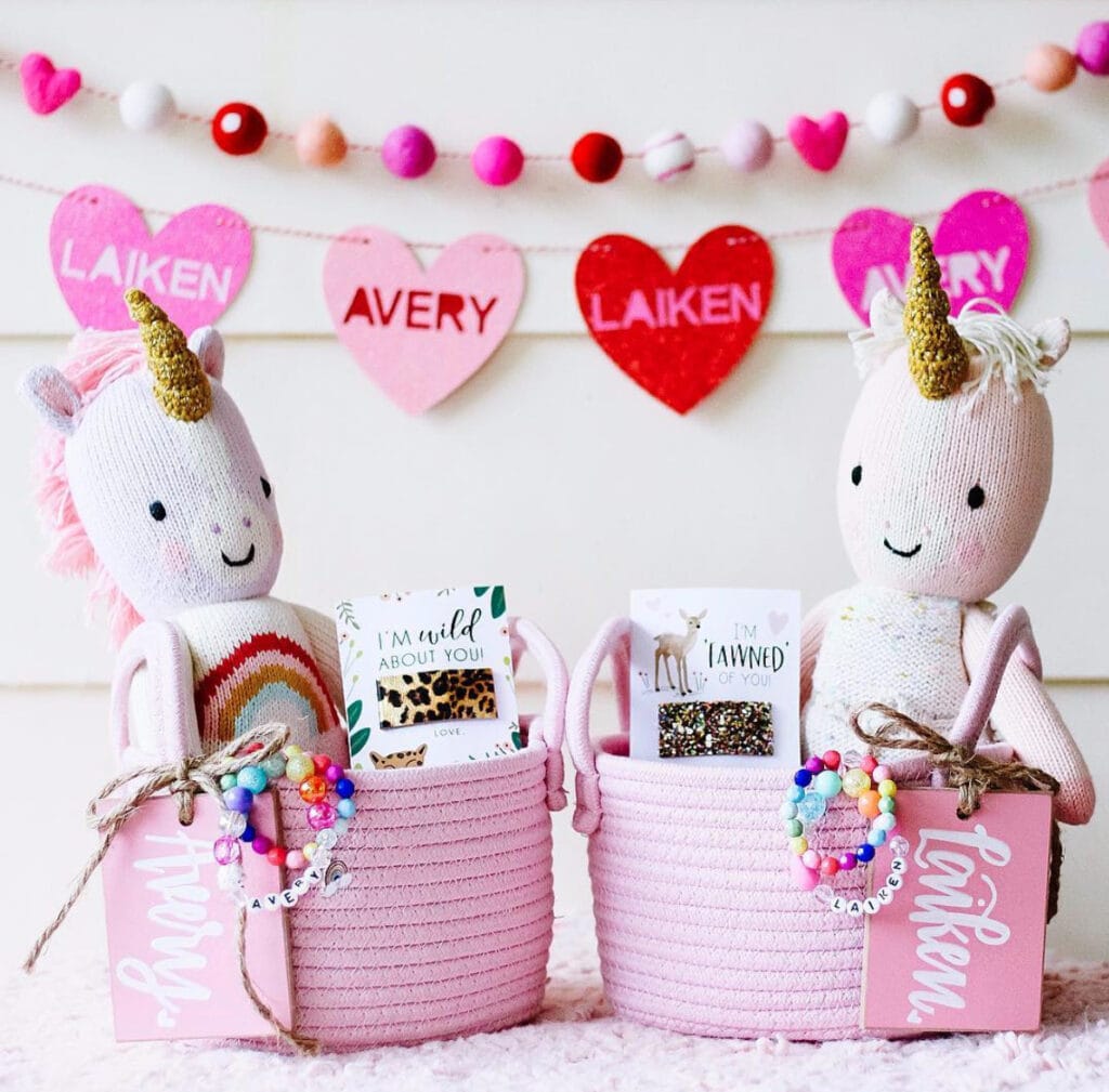 valentine gift basket for kids