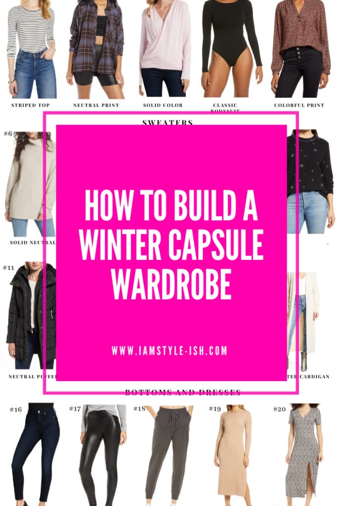 how to build a winter capsule wardrobe