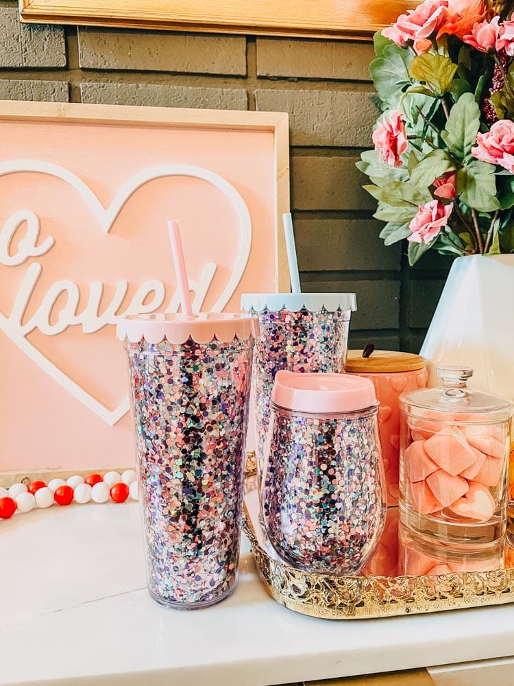 Sparkle cups and tumblers