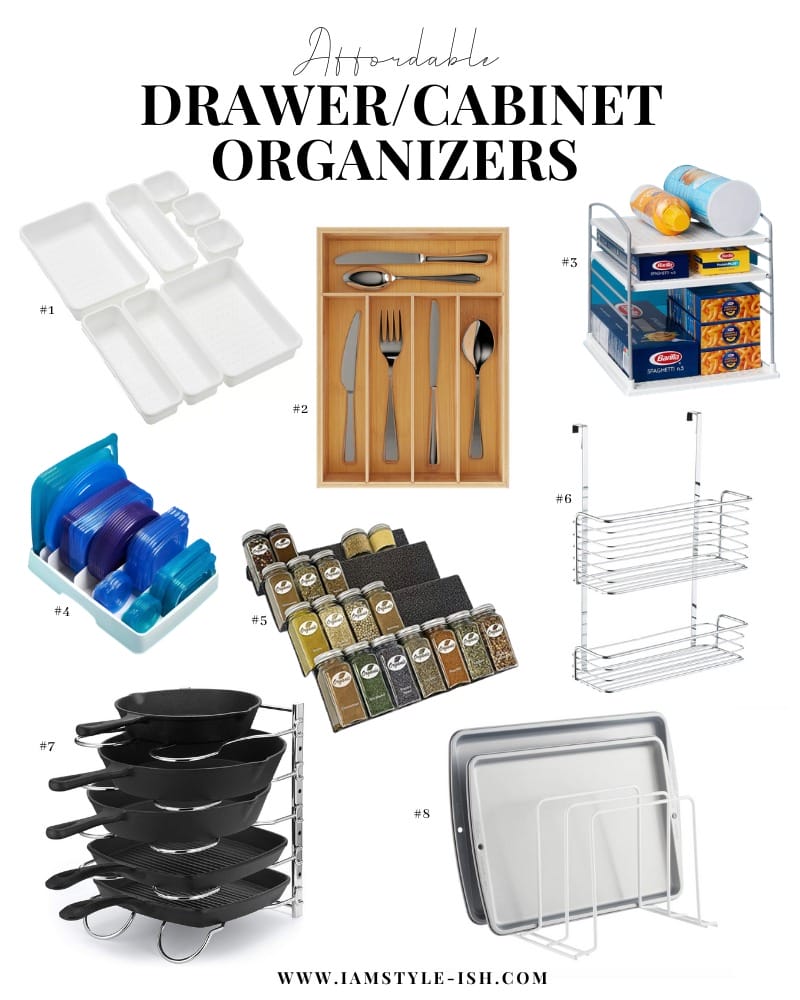 affordable drawer and cabinet organizers