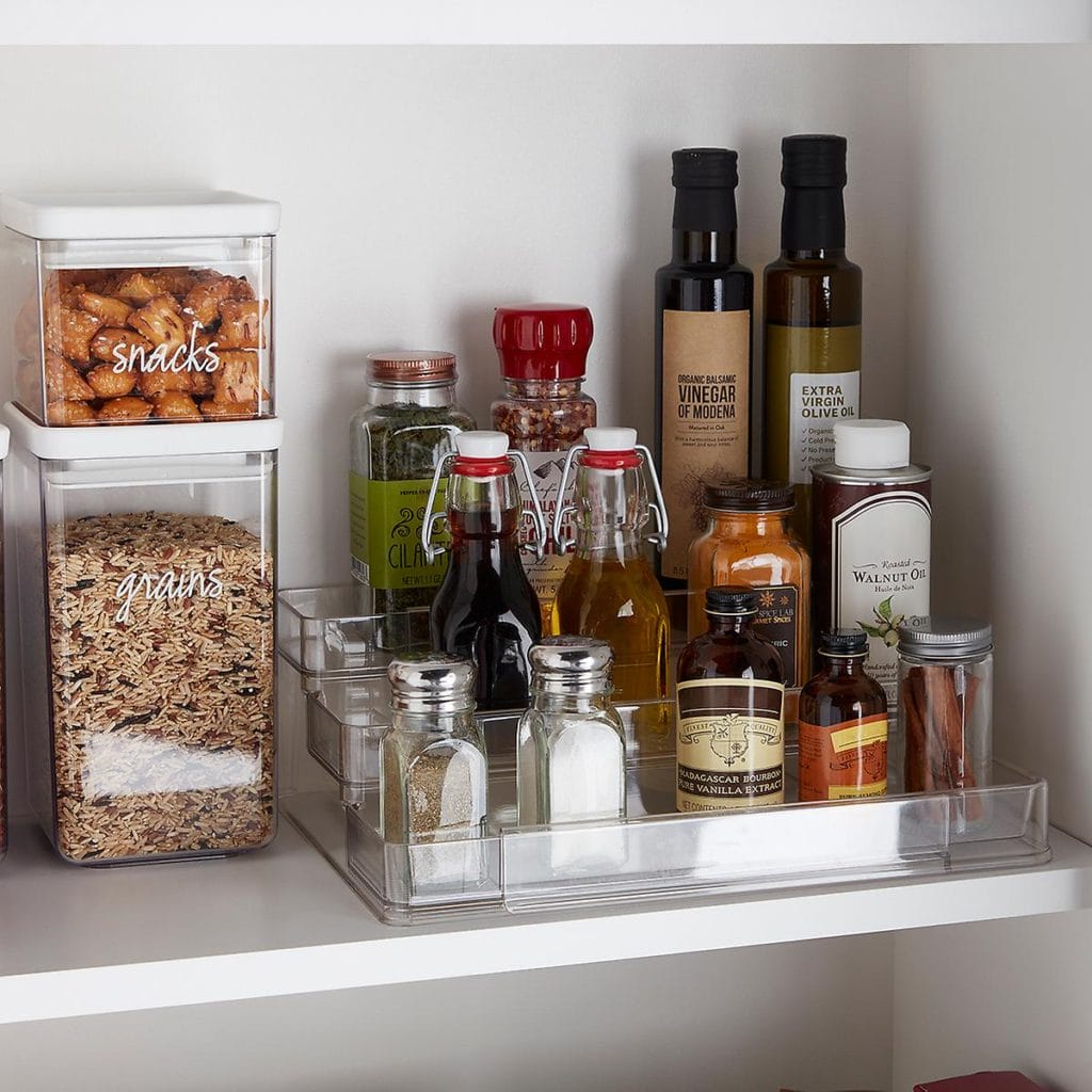 clear pantry spice organizers 