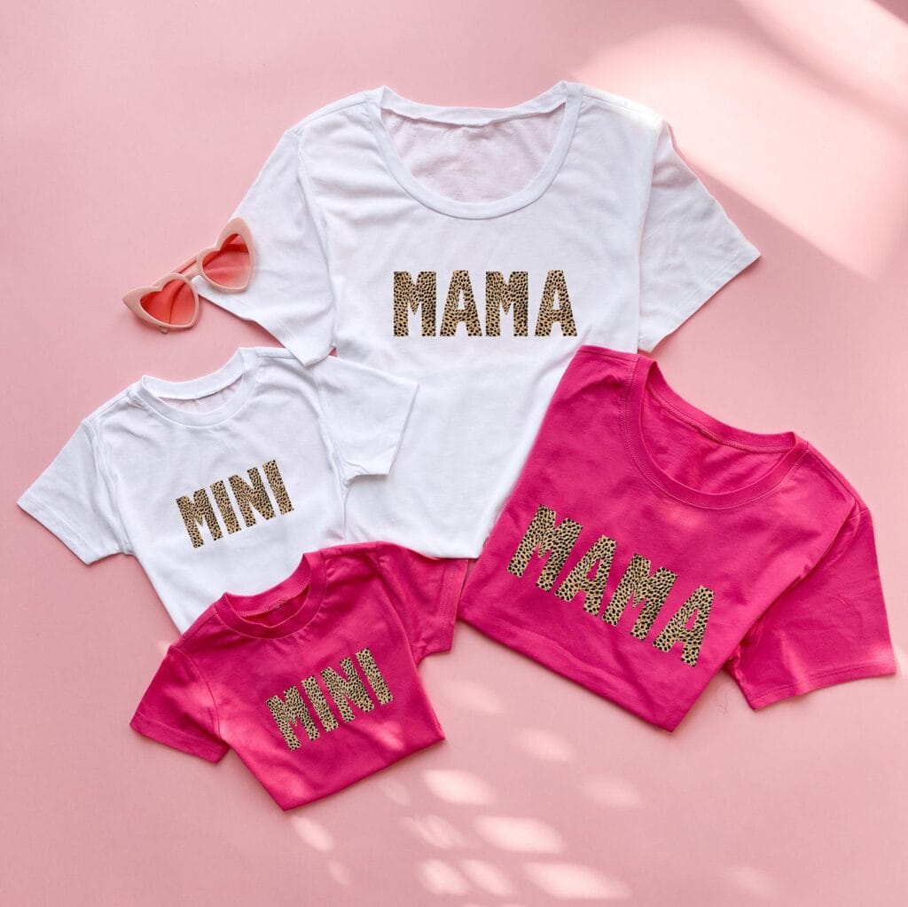 Mommy and me tee shirts