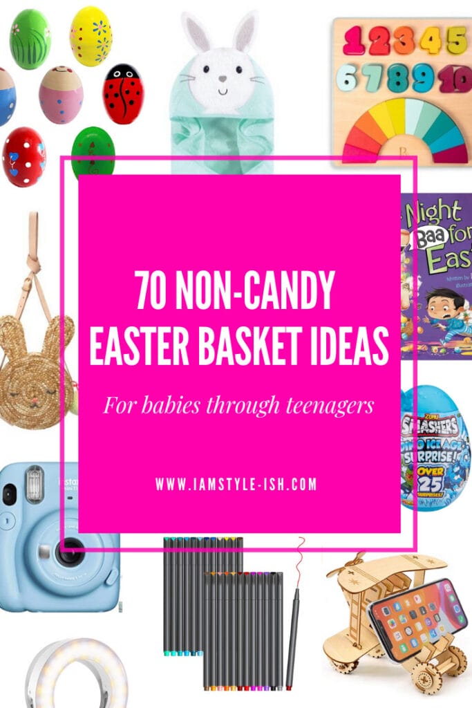 non-candy easter basket ideas for babies to teenagers