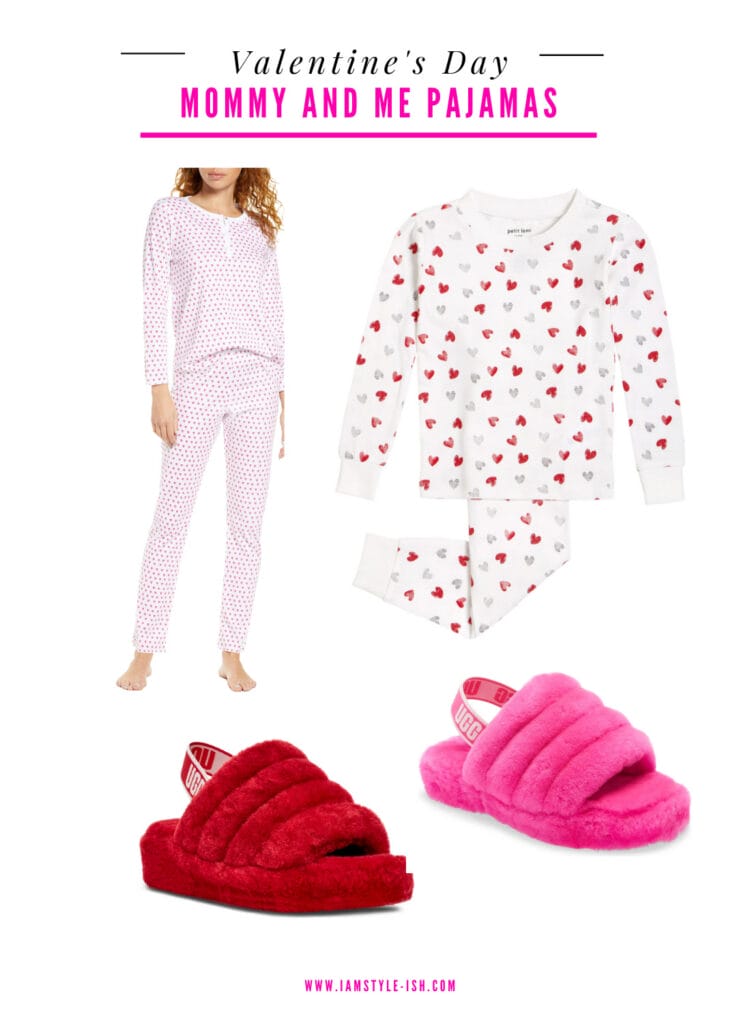 Mommy and Me valentine pajamas