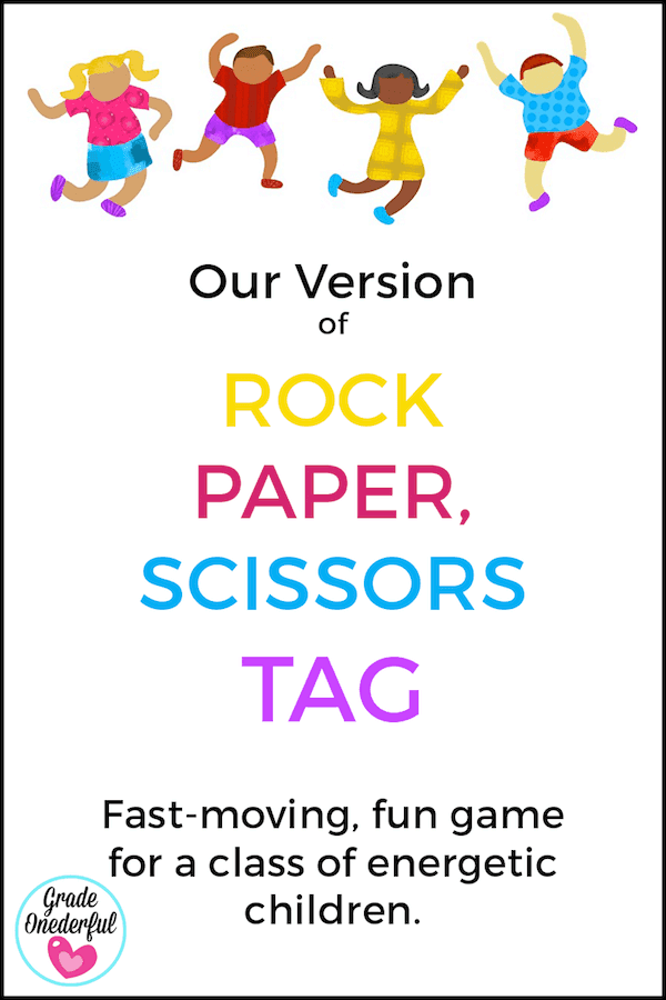 Rock, paper, scissors tag - indoor games for kids