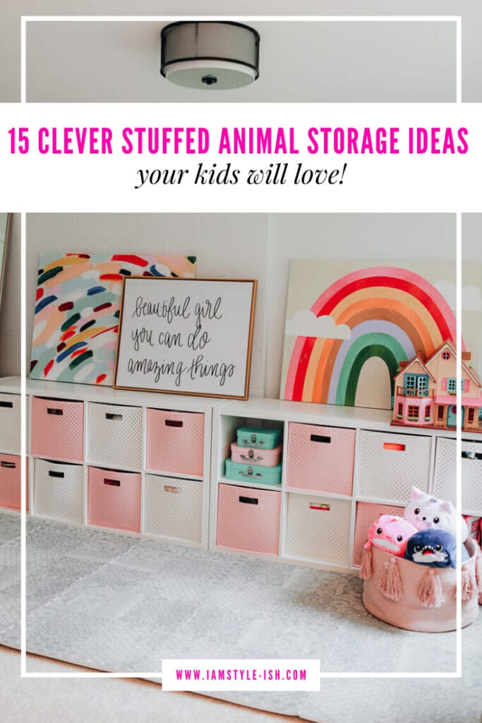 clever stuffed animal storage