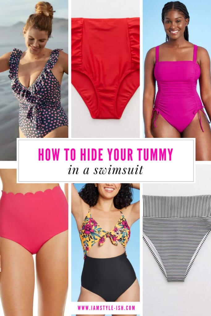 How to hide your tummy in a swimsuit