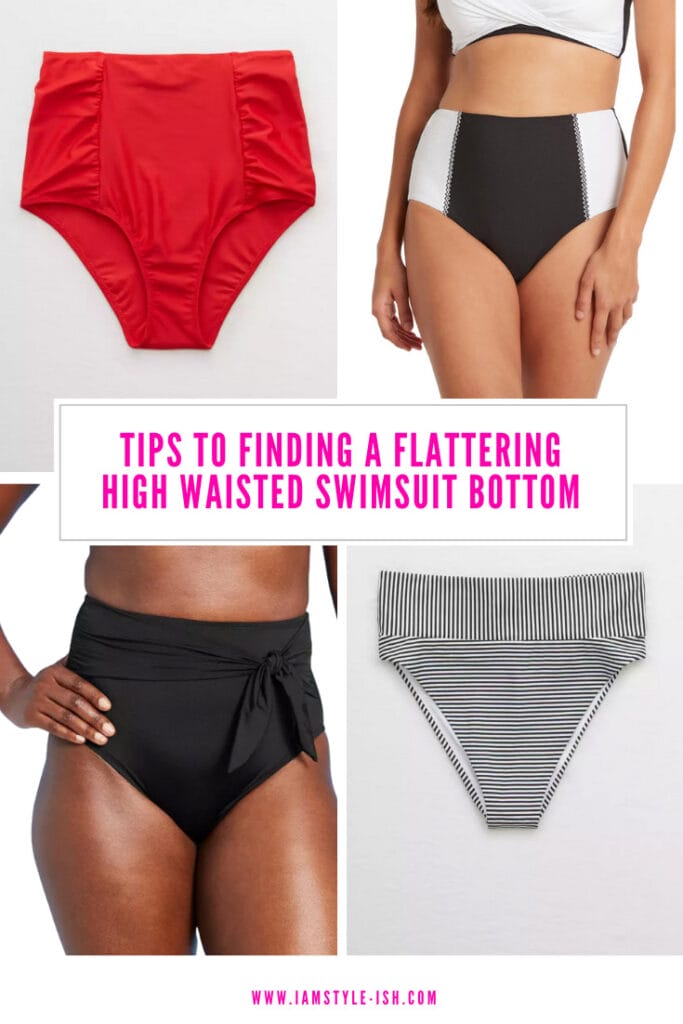 tips for finding flattering high waisted swimsuit bottoms